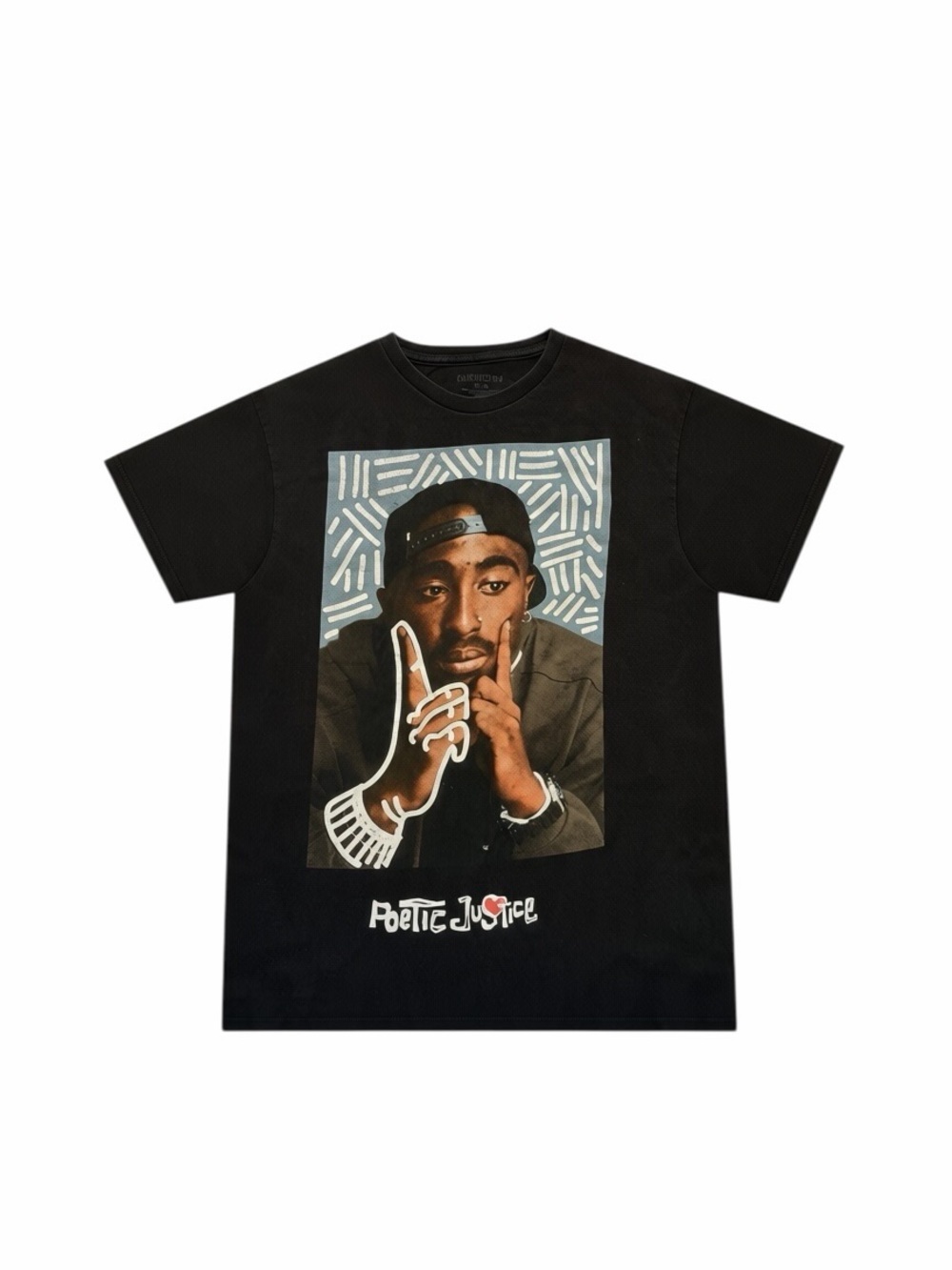 Chemistry Black Graphic Portrait Tee
